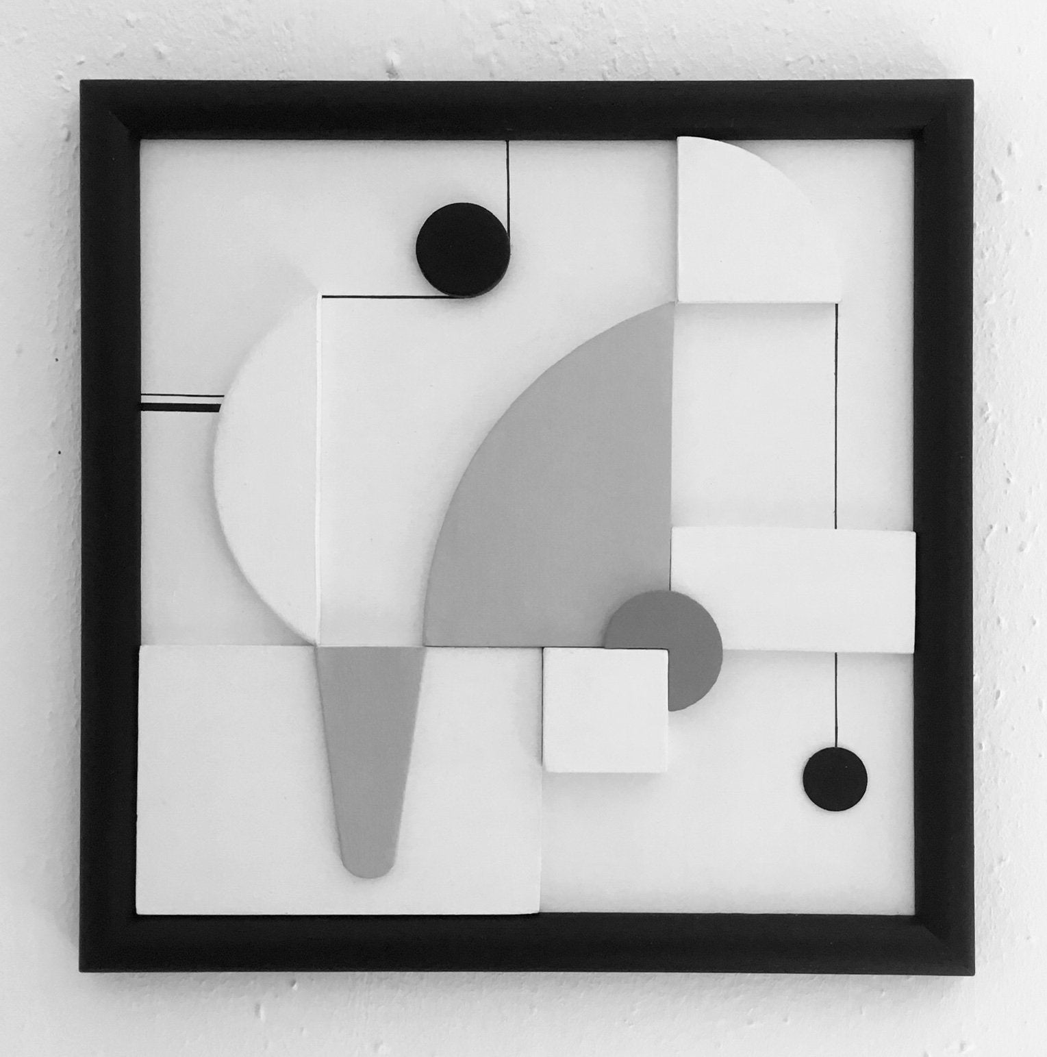 Compositie in reliëf, Antiek en Kunst, Kunst | Overige Kunst, Ophalen of Verzenden