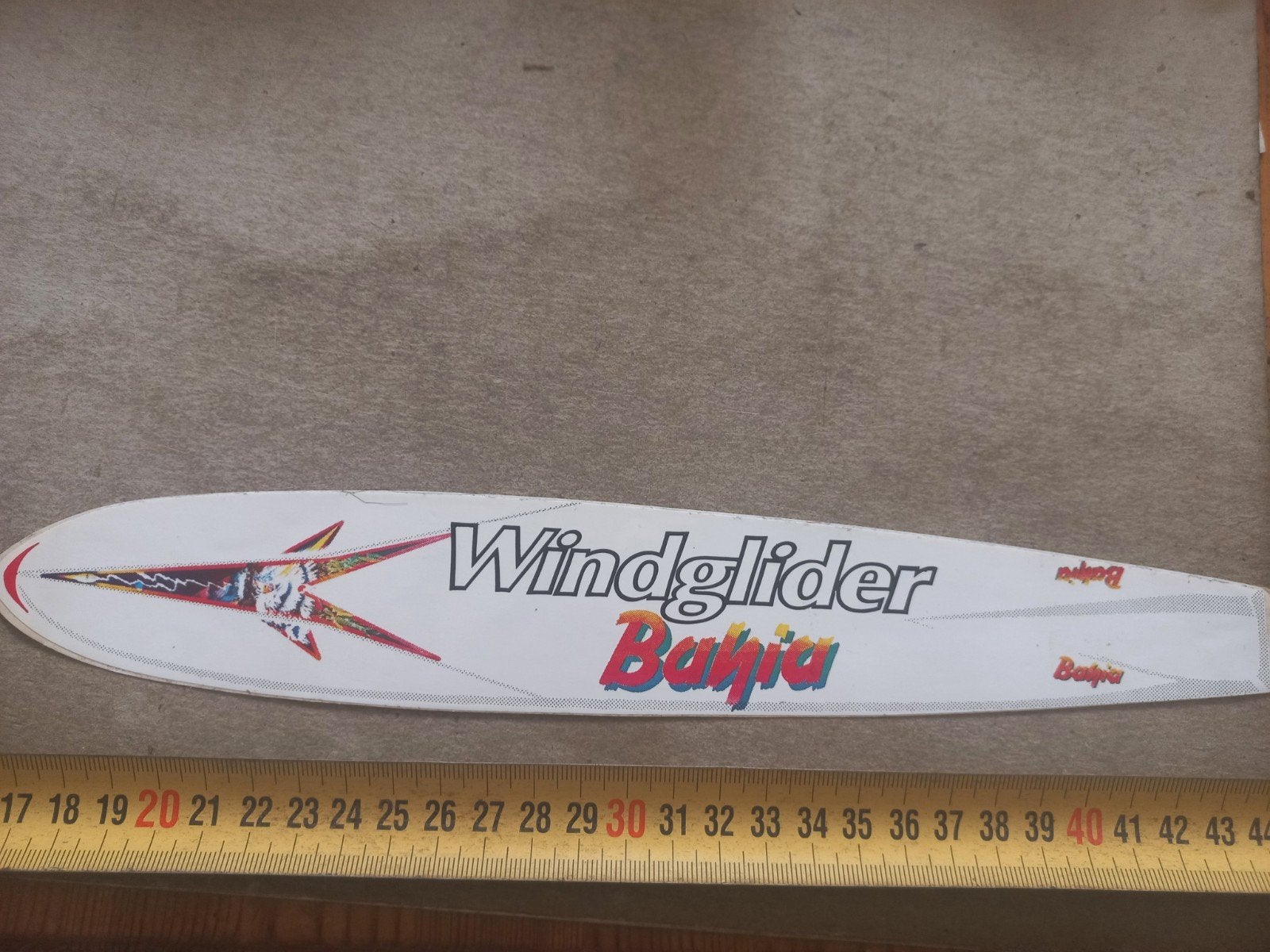 Windglider Bahia Windsurf Plank Sticker, Ophalen of Verzenden, Gebruikt, Overige merken, Overige typen