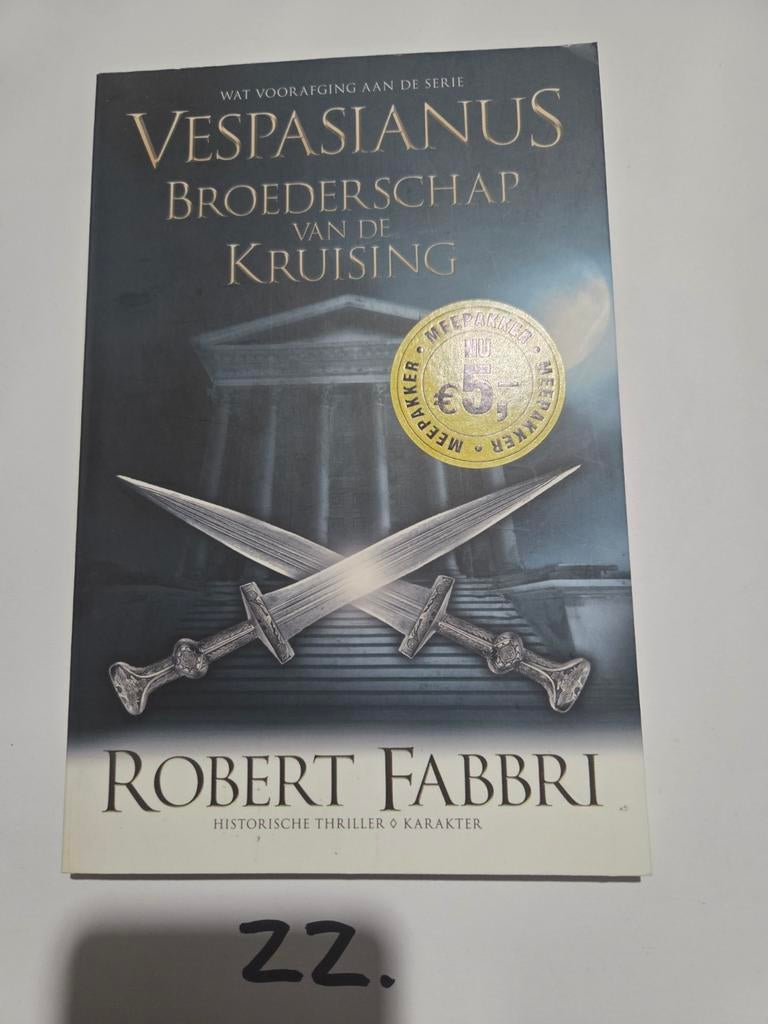 Vespasianus Broederschap van de Kruising - Robert Fabbri, Boeken, Ophalen of Verzenden