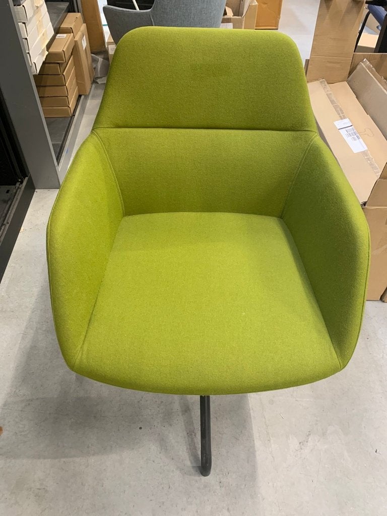 4 poots stoel (kruisvoet), Huis en Inrichting, Stoelen, Ophalen, Overige kleuren, Nieuw, Eén