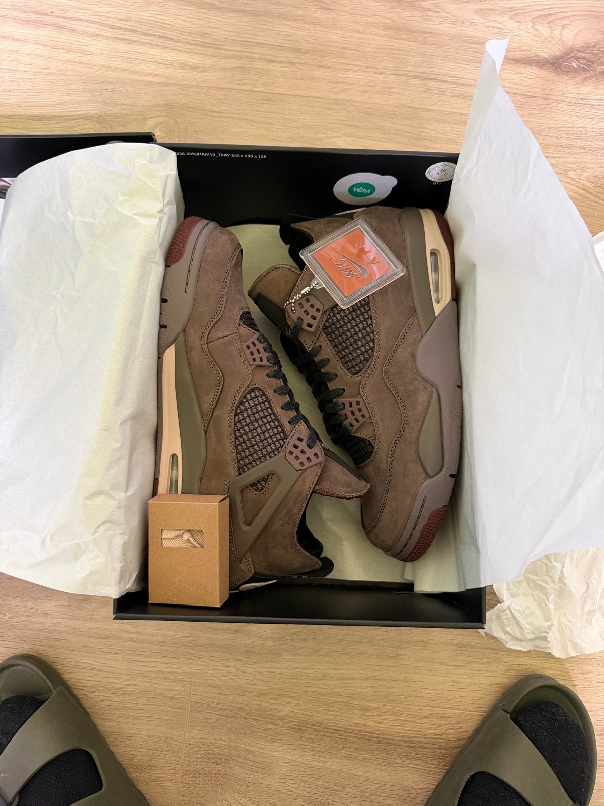 Air Jordan 4 Retro OG SP AMM - Nieuw in doos, Ophalen of Verzenden, Nieuw, Bruin, Sneakers of Gympen
