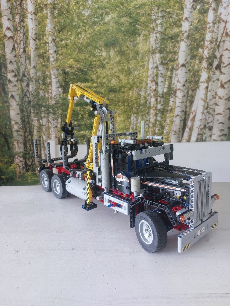 Lego Technic Boomstamtransport 9397, Gebruikt, Lego, Ophalen of Verzenden, Complete set