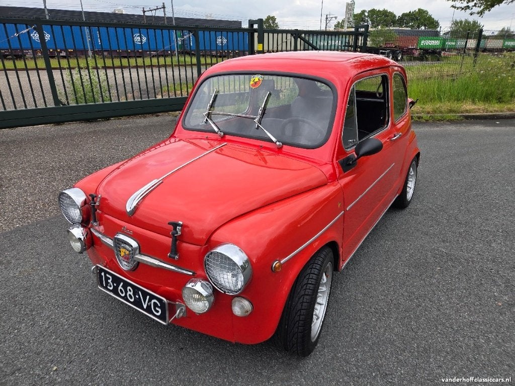oldtimer Fiat Abarth 750 recreation vraagprijs € 6.950,00, Zwart, Handgeschakeld, Particulier, Sedan