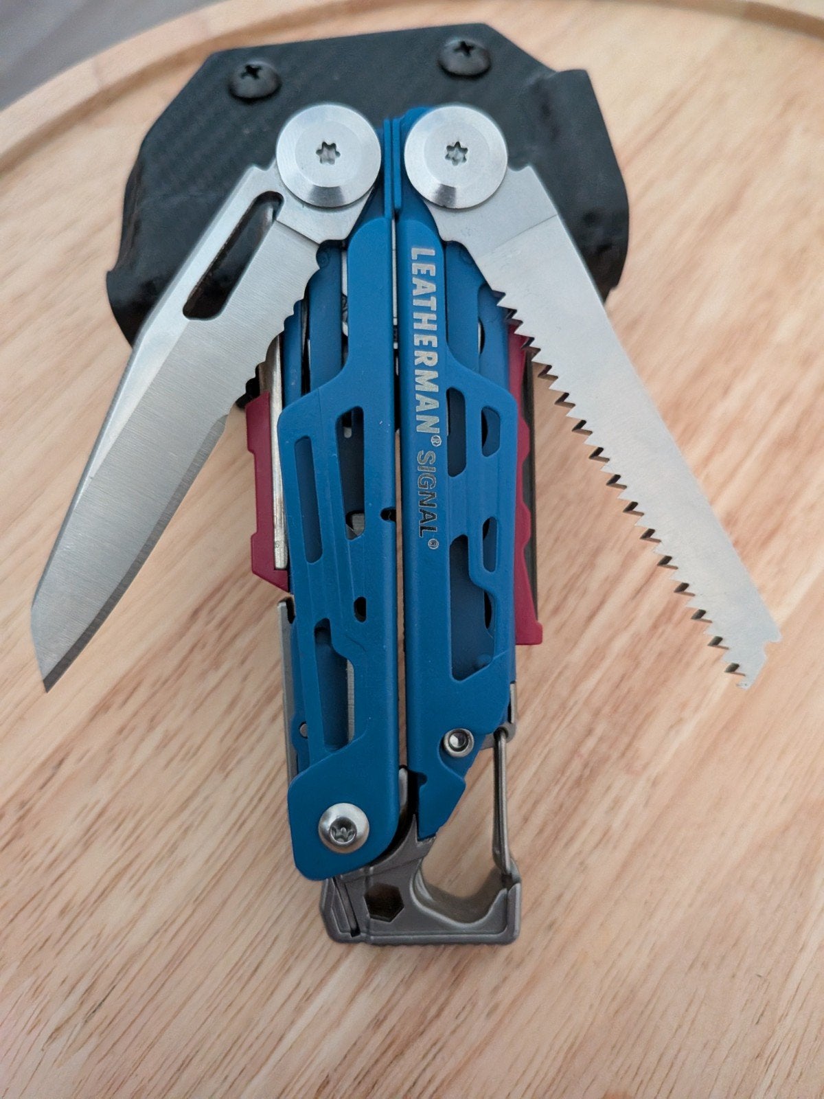 leatherman signal cobalt met kydex hoes, Ophalen of Verzenden, Nieuw