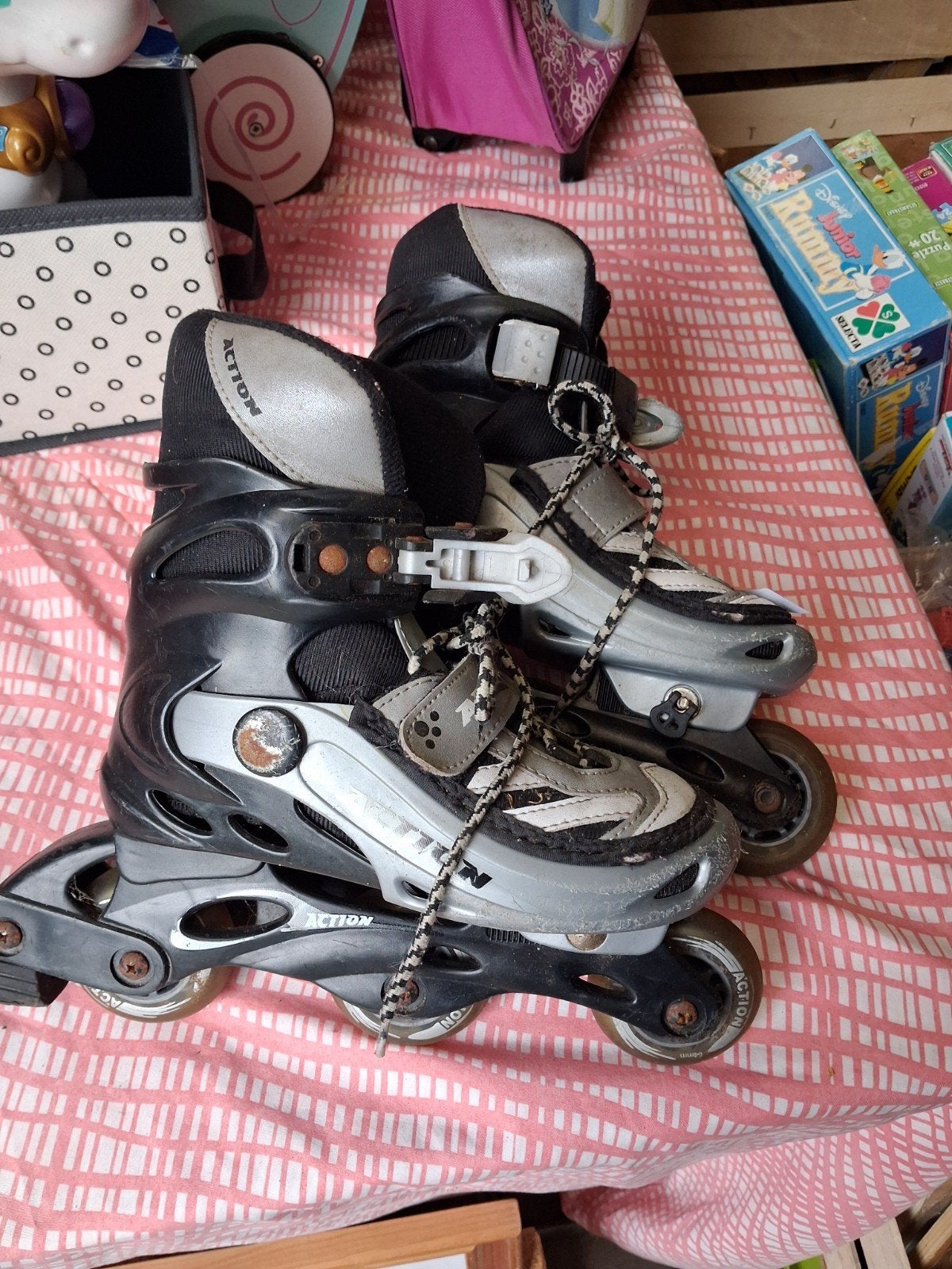 Gebruikte Action Inline Skates - Maat 31/34, Overige merken, Gebruikt, Dames, Ophalen of Verzenden