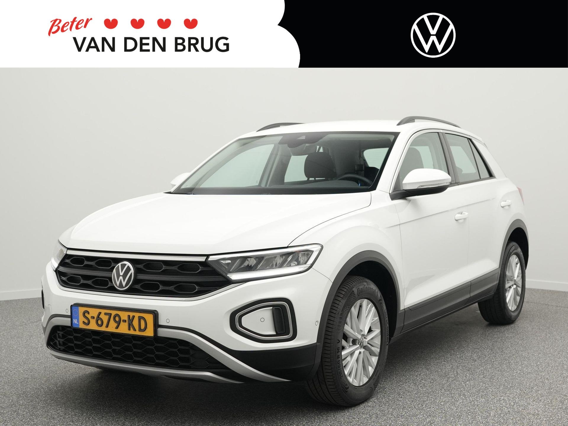 Volkswagen T-Roc 1.5 TSI 150 PK Style Automaat | LED | Adapt, Auto's, Volkswagen, 4 cilinders, 150 pk, Wit, 1253 kg