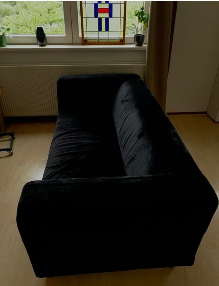 Ikea klippan bank met limited edition velvet hoes, Huis en Inrichting, Ophalen, 150 tot 200 cm, Tweepersoons, 75 tot 100 cm