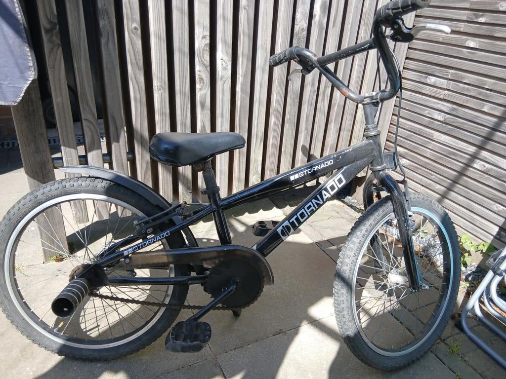 Tornado BMX fiets - Zwart, 20 inch wielen, Ophalen, Staal, Velgrem, Tornado