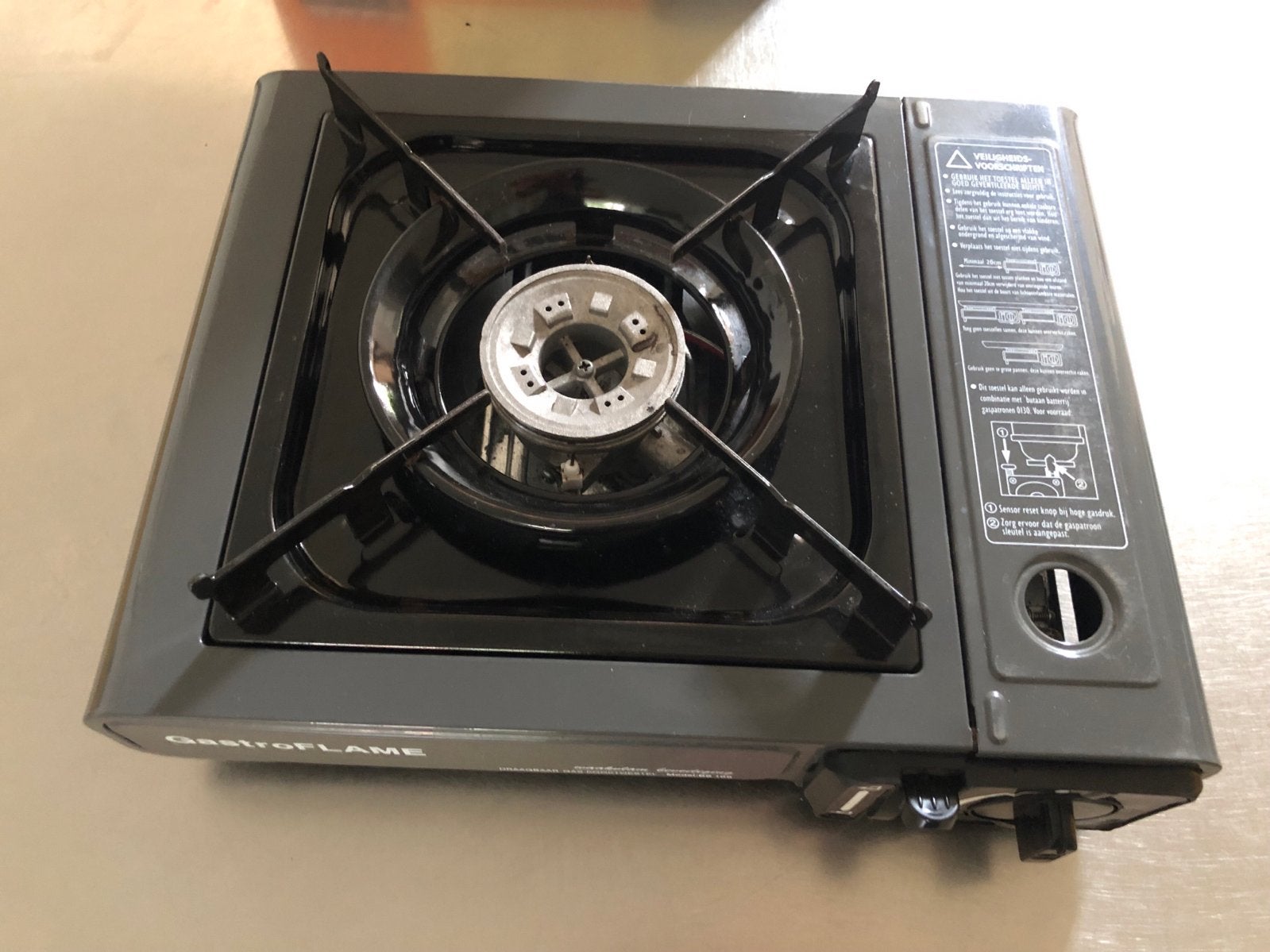 GastroFLAME Draagbaar Gas Kooktoestel BS100, Ophalen, Gebruikt