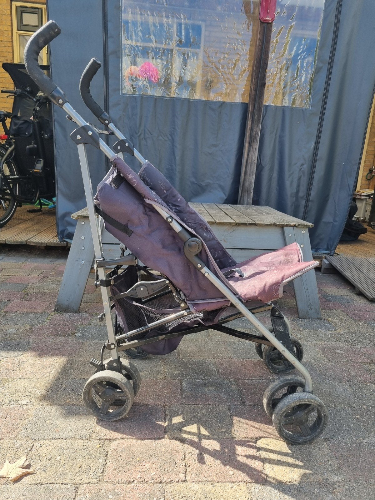 Gebruikte opvouwbare buggy, Kinderen en Baby's, Buggy's, Ophalen, Gebruikt, Overige merken, Verstelbare rugleuning