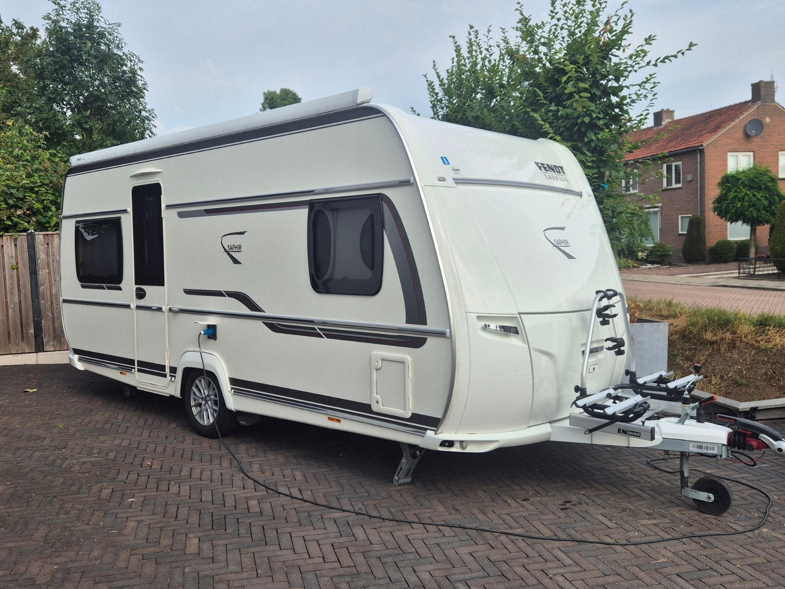 Fendt 465 Saphir, Caravans en Kamperen, Rondzit, Fietsenrek, Particulier, Fendt
