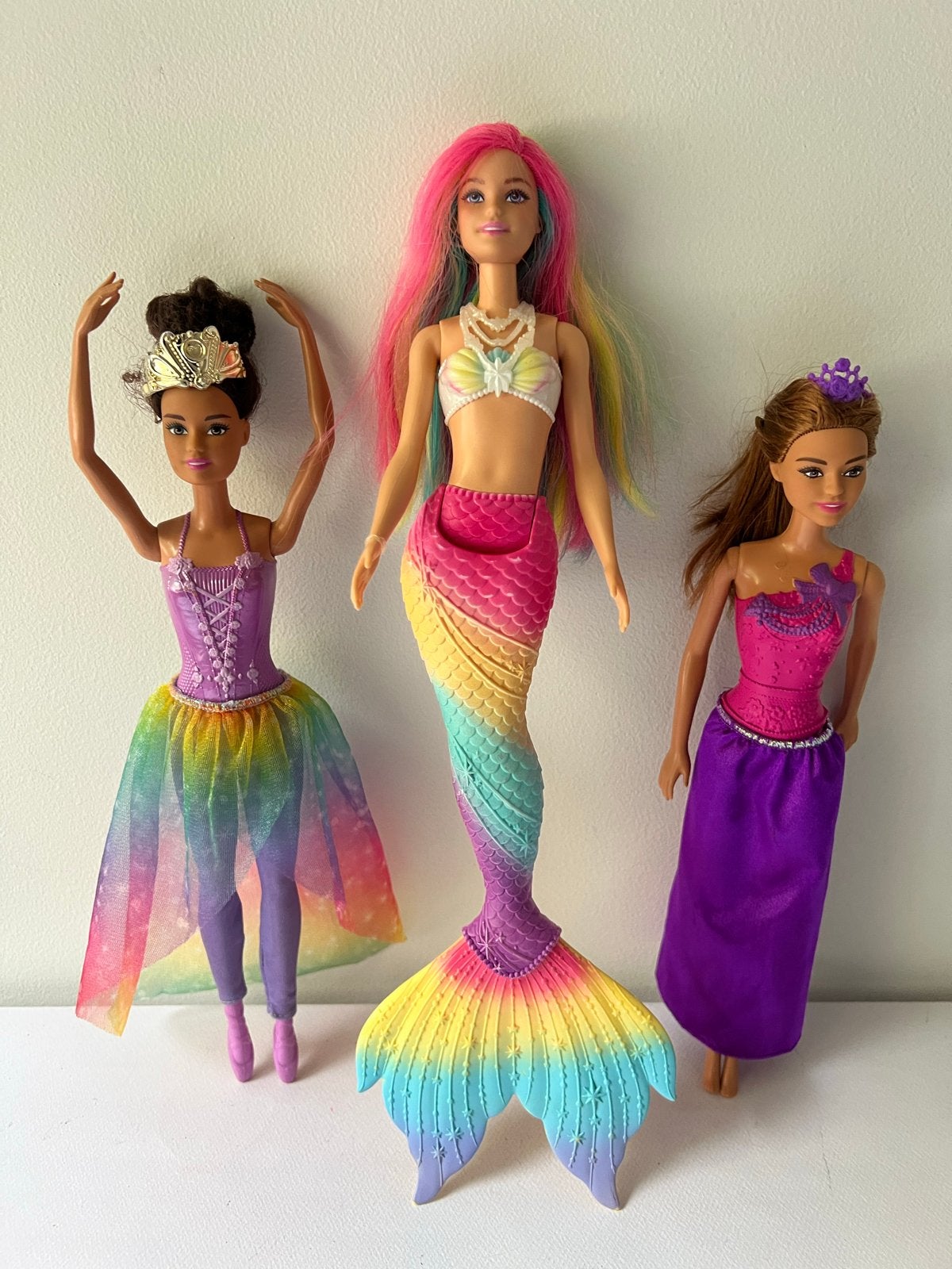 Barbie Dreamtopia Ballerina en Prinses Poppen, Ophalen of Verzenden, Gebruikt, Barbie