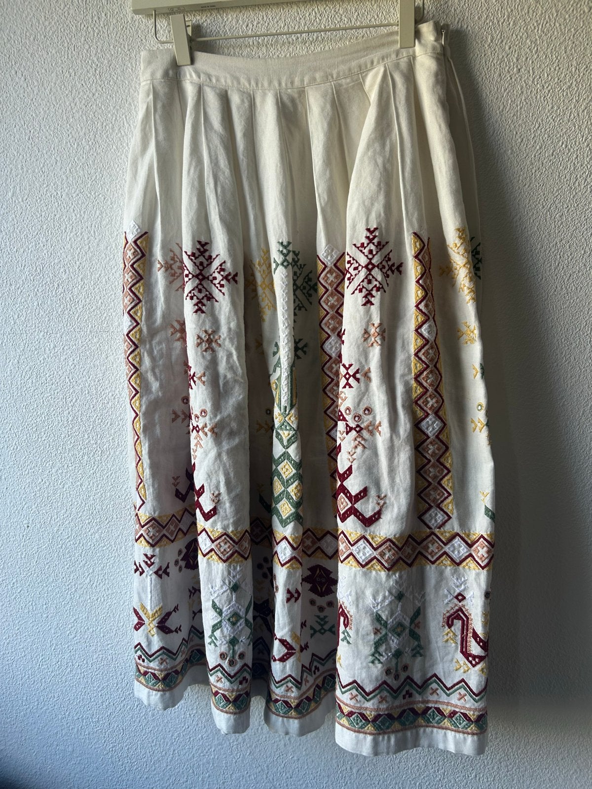 Maison Scotch/Scotch & Soda Geborduurde Rok, Verzenden, Onder de knie