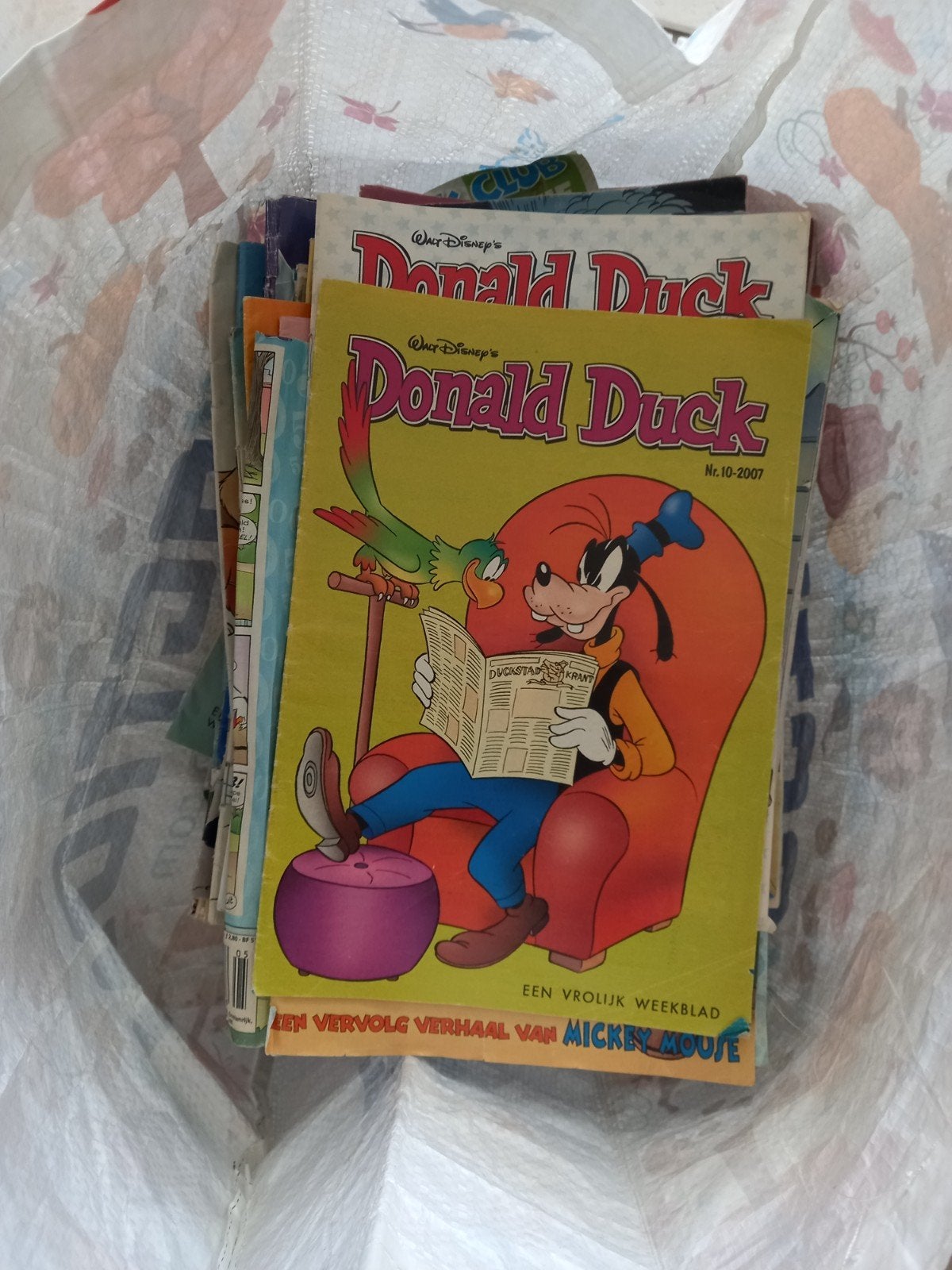 Donald Duck stripboeken en Donald duck collectie bigshopper, Boeken, Meerdere stripboeken, Ophalen, Gelezen, Walt Disney