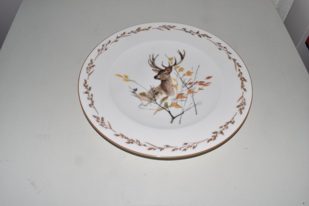 Dinerbord Hert Natuurservies Tettau, Info@detagrijn.com, Overige merken, Nieuw, Ophalen of Verzenden