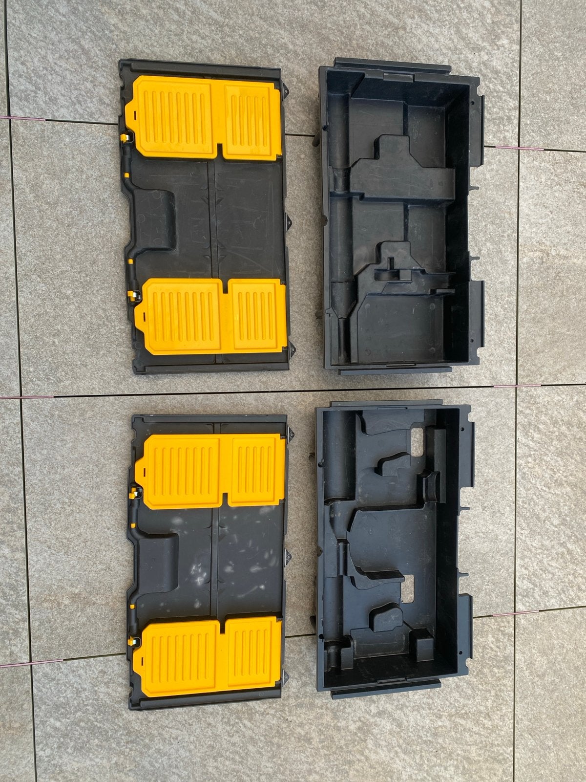 DeWalt TSTAK Inlay voor gereedschapskoffer (2 stuks), Ophalen of Verzenden, Gebruikt