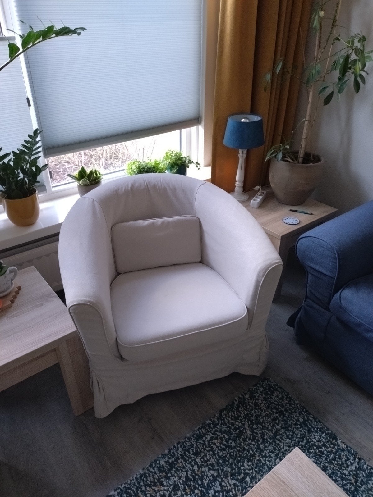 Ikea Tullsta fauteuil, Huis en Inrichting, Fauteuils, Ophalen, Zo goed als nieuw, 75 tot 100 cm, 50 tot 75 cm