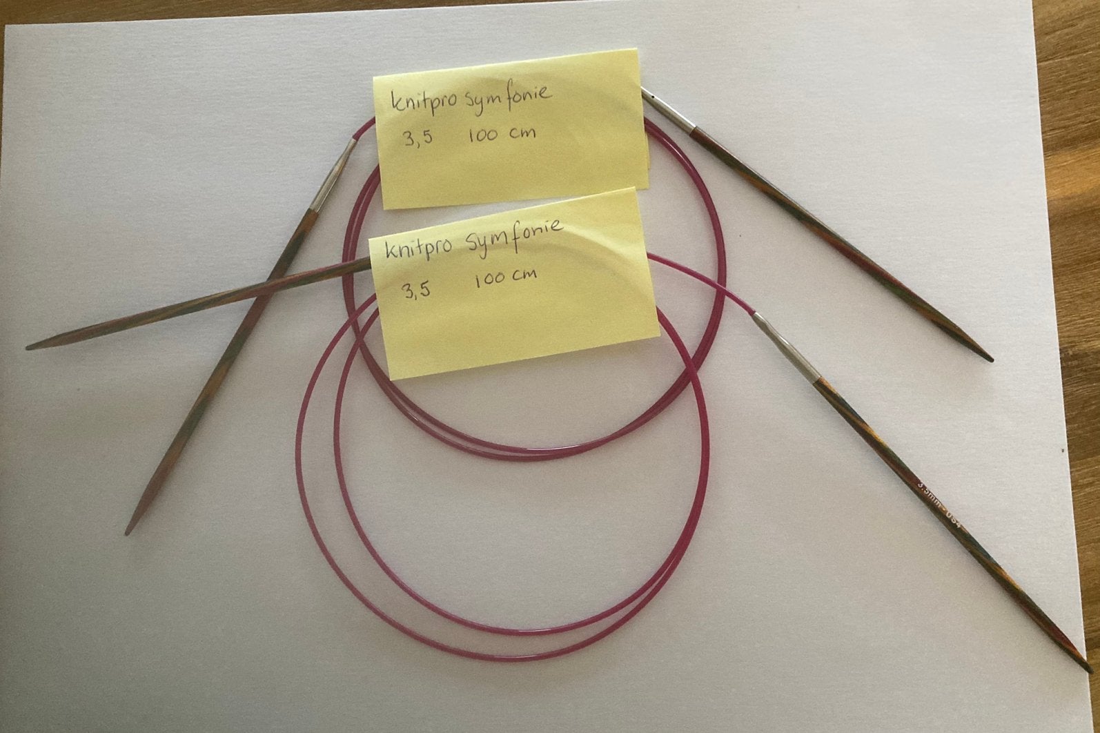 Knitpro Symfonie rondbreinaalden, Hobby en Vrije tijd, Breien en Haken, Ophalen of Verzenden, Zo goed als nieuw, Haken, Patroon of Boek