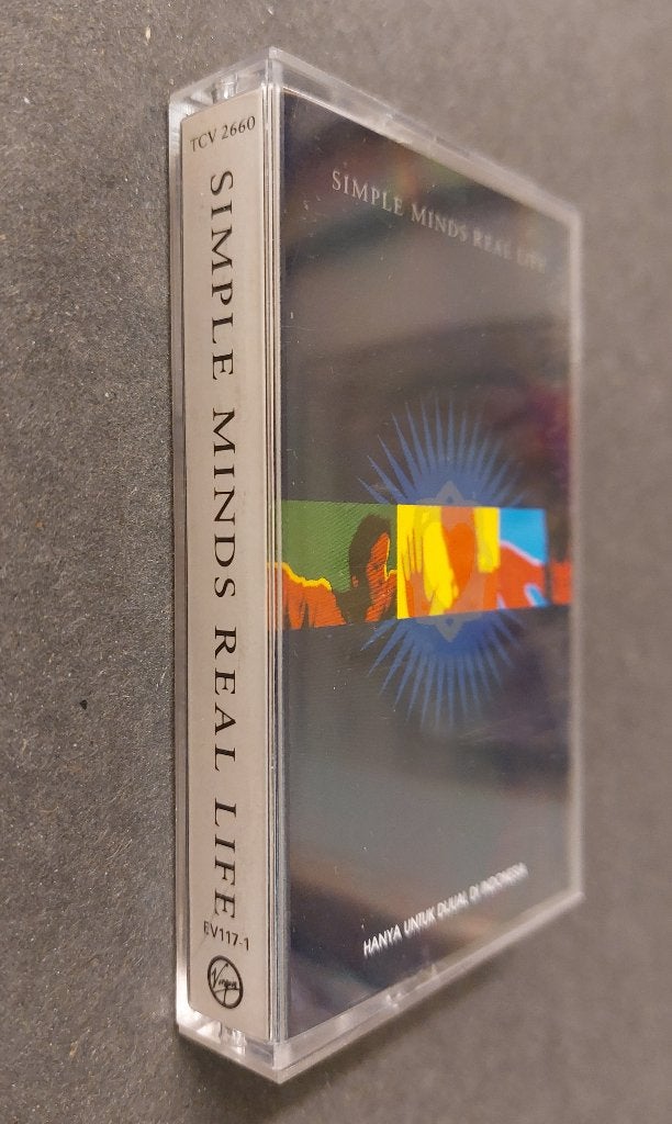 Simple Minds CASSETTE Real Life Indonesie, Simple Minds, Gebruikt, Verzenden, 1 bandje