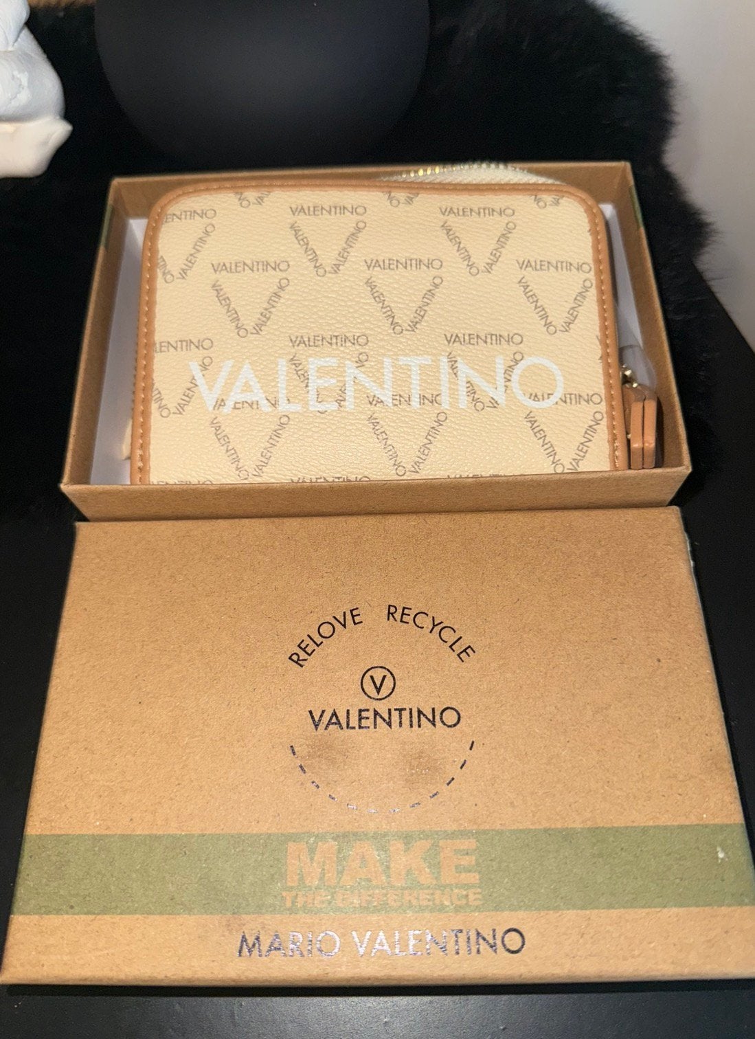 Valentino beursje, Ophalen of Verzenden, Zo goed als nieuw, Zwart