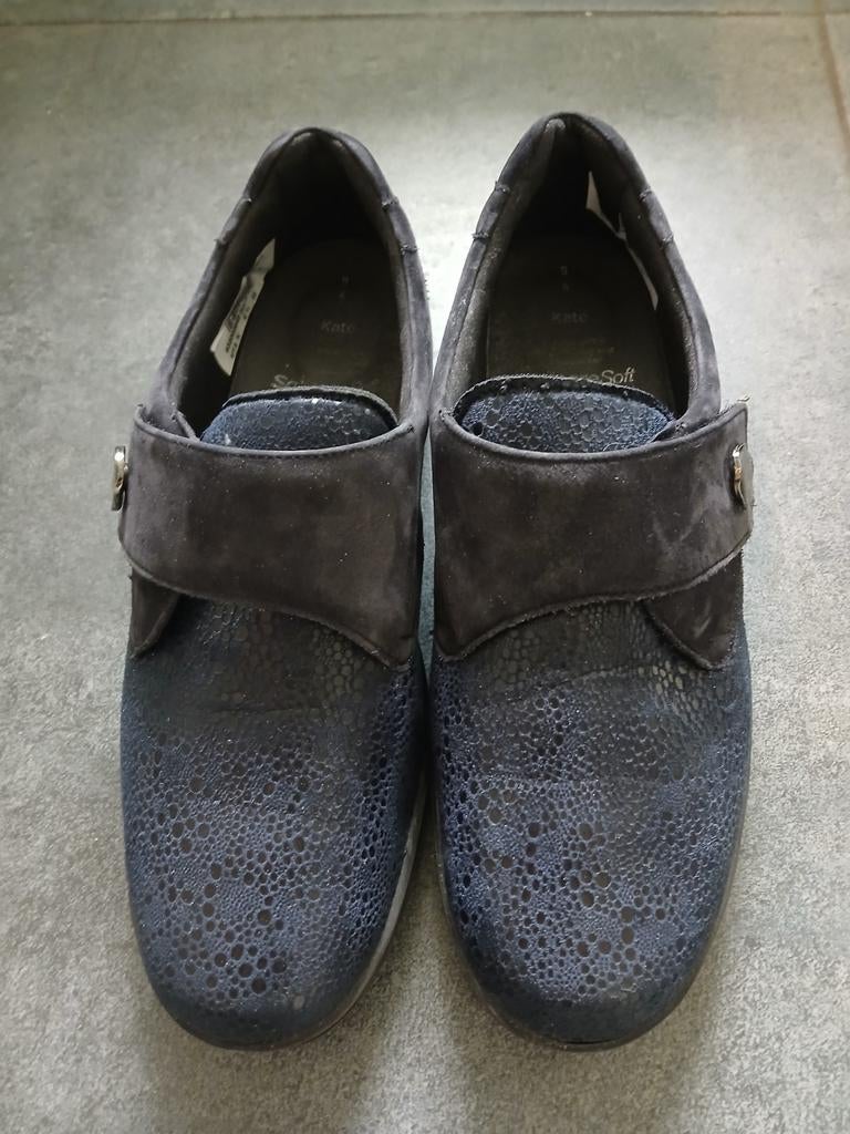 Durea donkerblauwe dames schoenen maat 43 K/9K, Durea, Schoenen met lage hakken, Blauw, Ophalen of Verzenden