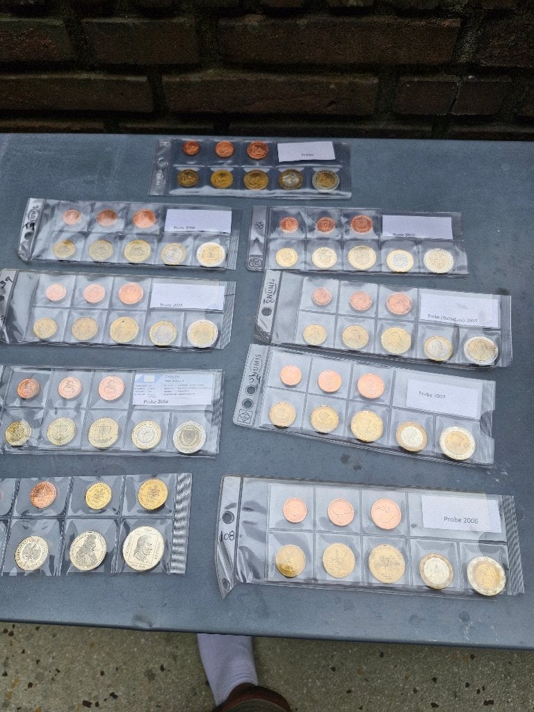 munten euro probesets proefsets diverse landen, Ophalen of Verzenden, 2 euro