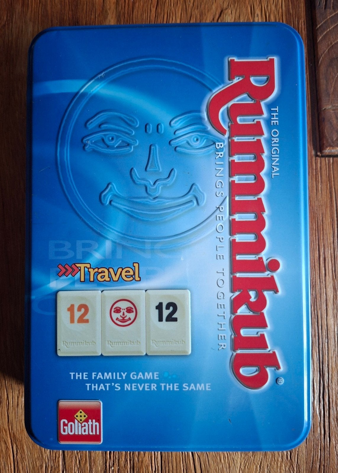 Rummikub Travel in blik - Het originele familiespel, Goliath, Nieuw, Ophalen of Verzenden, Drie of vier spelers