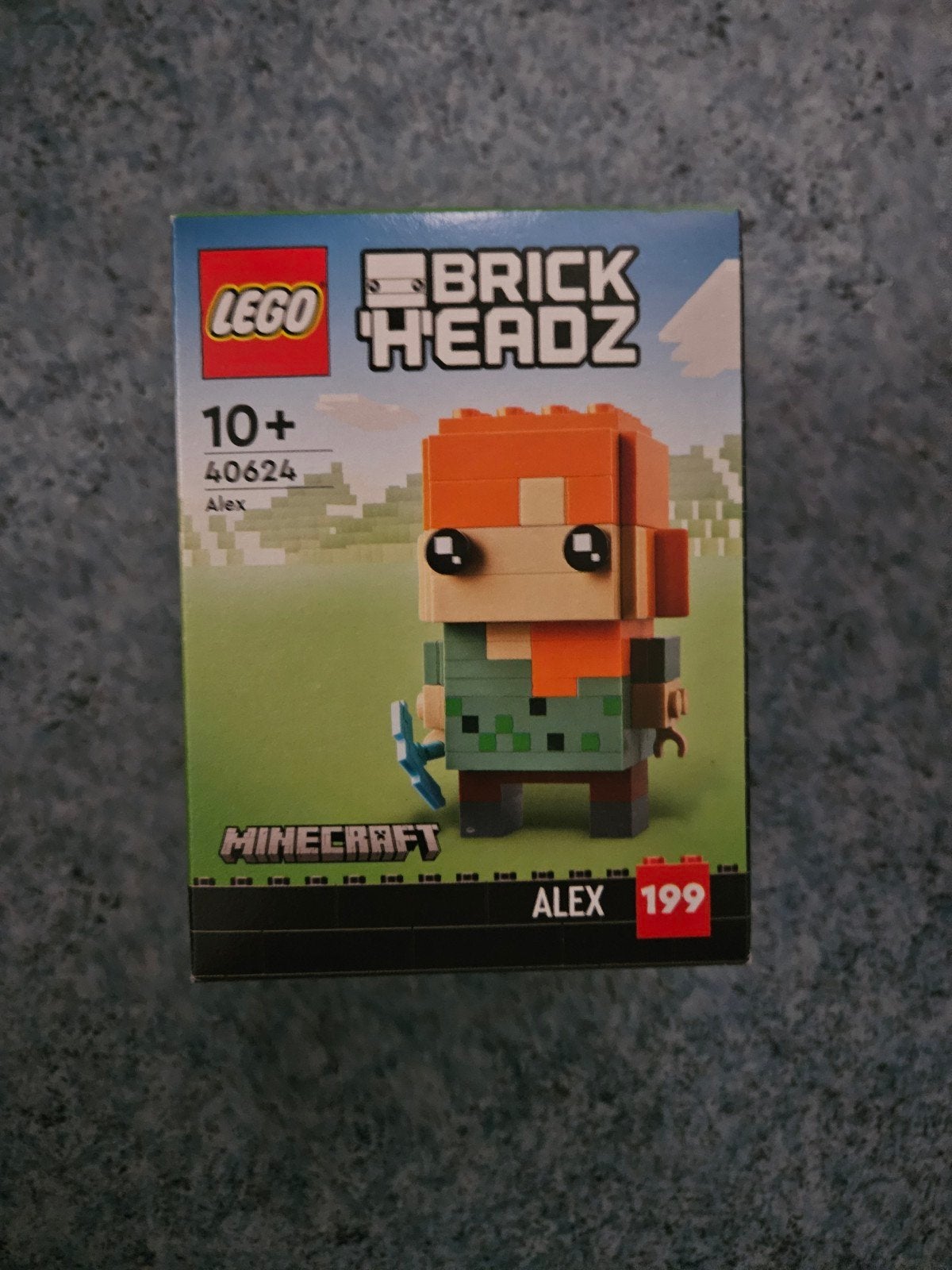 Lego 40624 Brickheadz Minecraft Alex NIEUW, Ophalen of Verzenden, Nieuw