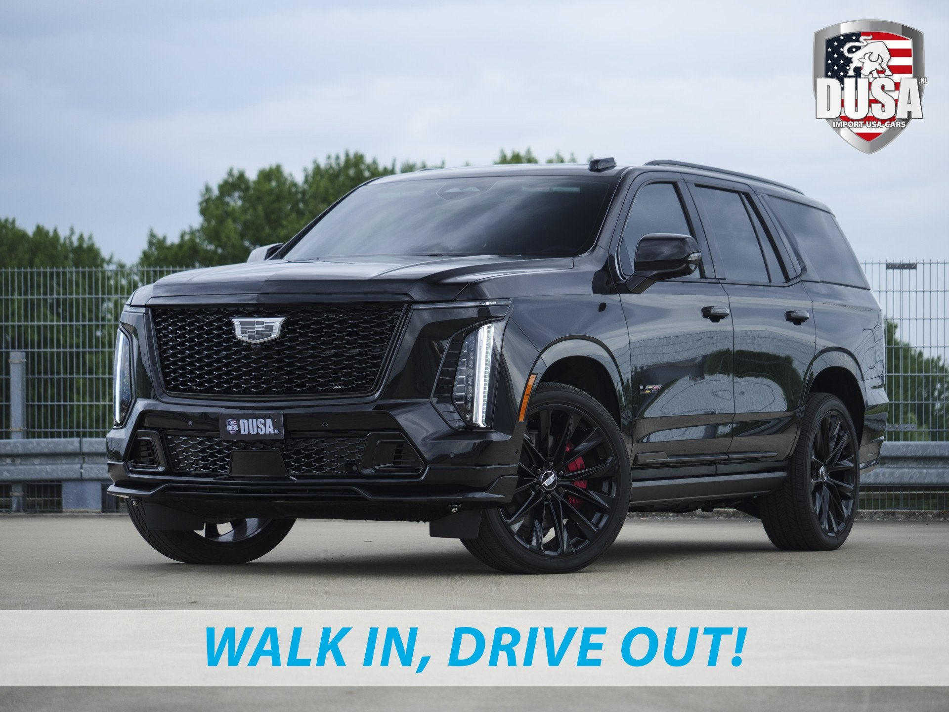 Cadillac Escalade V | 6.2L Supercharged V8 | LT4 55'' OLED t, Auto's, Automaat, Escalade, 7 stoelen, Zwart