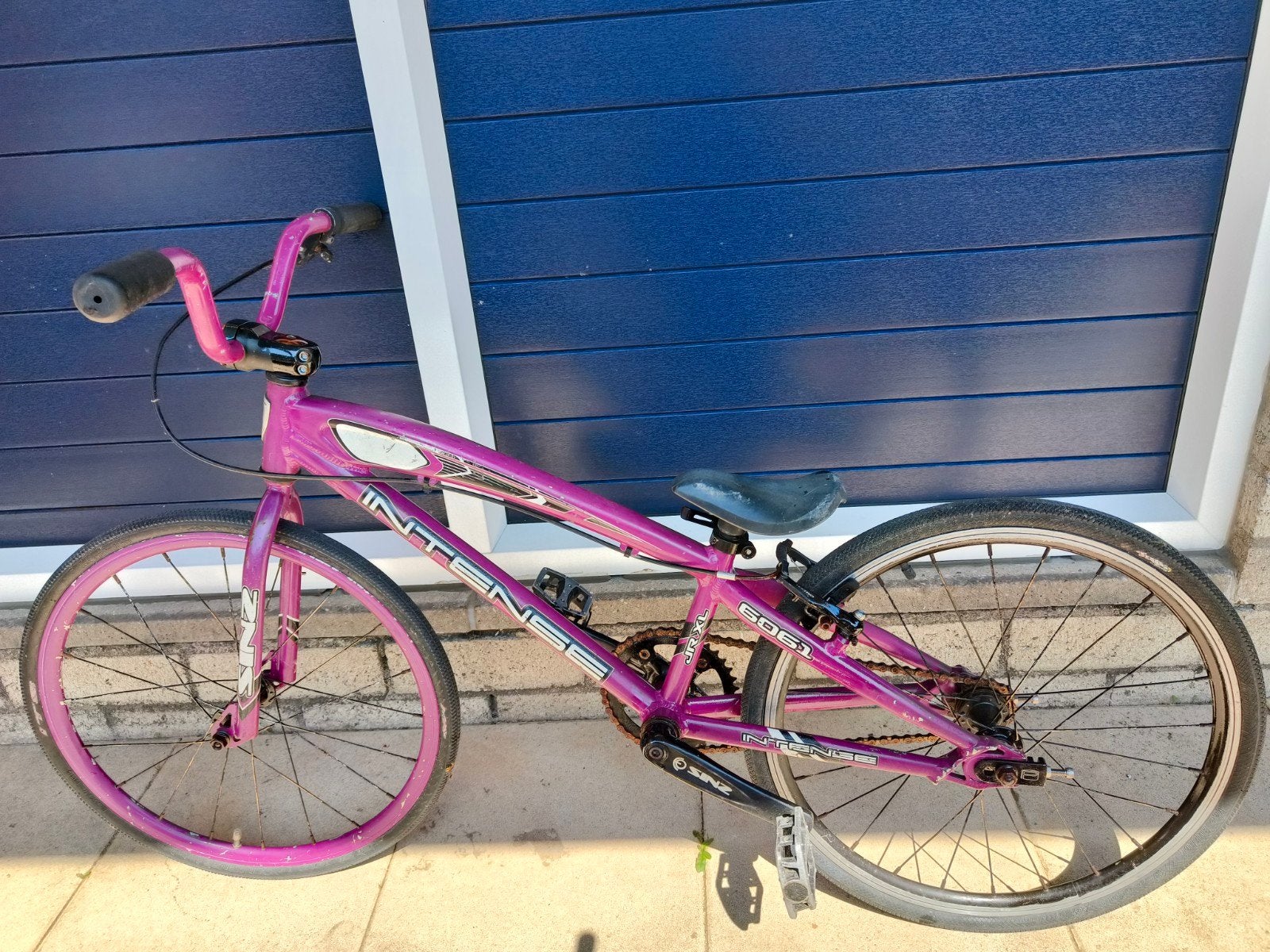 Bmx intense junior, paars, Fietsen en Brommers, Fietsen | Crossfietsen en BMX, Gebruikt, Aluminium, Ophalen of Verzenden