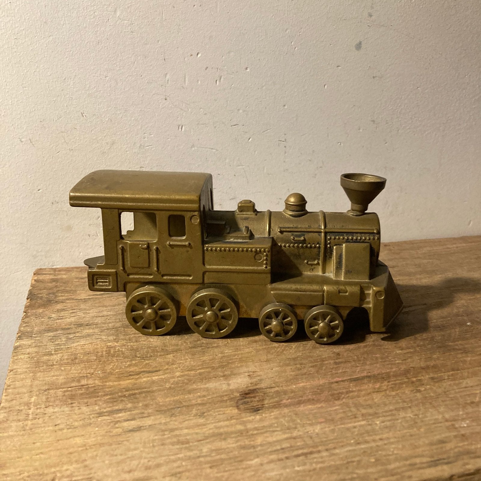 Koperen Western Fal Locomotief Trein Decoratie, Ophalen of Verzenden