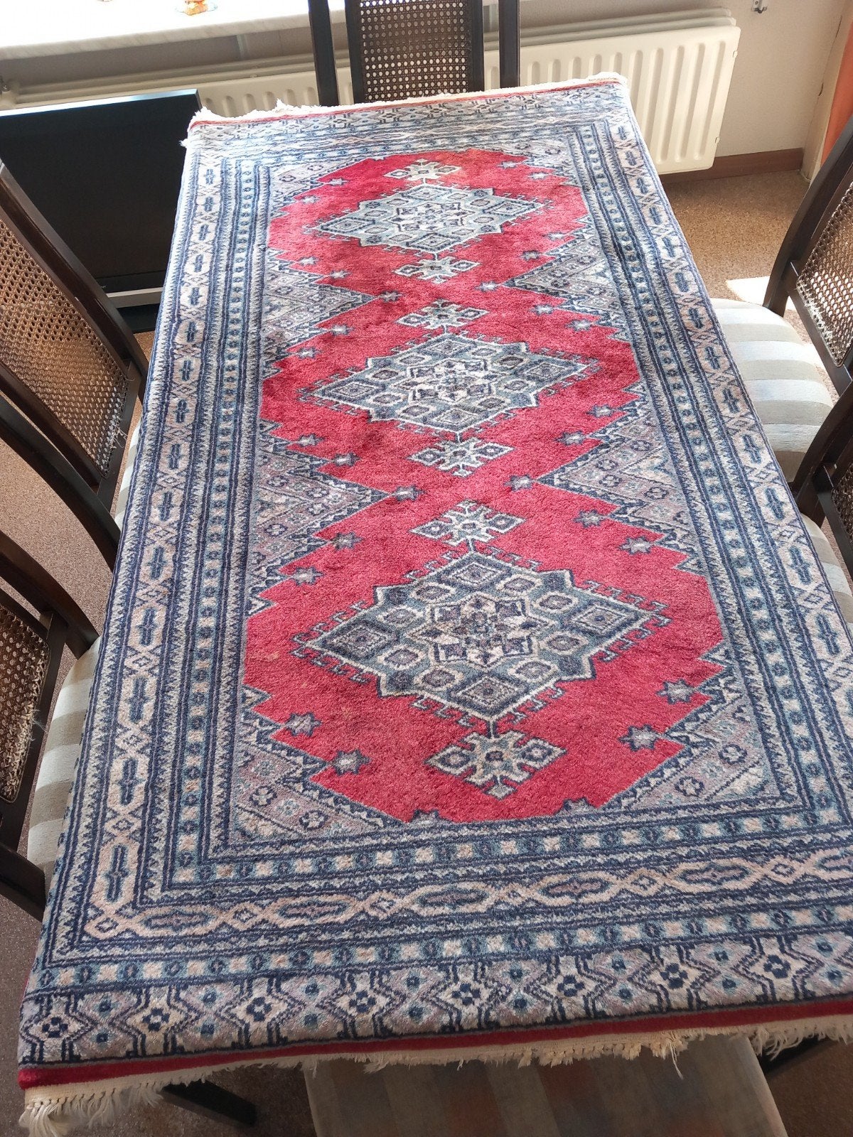 Perzisch tafelkleed, Huis en Inrichting, Ophalen, Gebruikt, Rechthoek