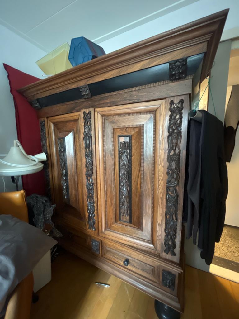 Antieke kussenkast, Antiek en Kunst, Antiek | Meubels | Kasten, Ophalen