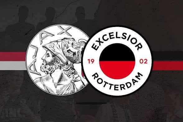 Ajax -Excelsior 2 kaarten vak 113, Losse kaart, Twee personen, September