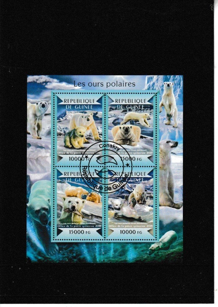 2 BLOKKEN POOLDIEREN, Ophalen of Verzenden, Gestempeld, Dier of Natuur