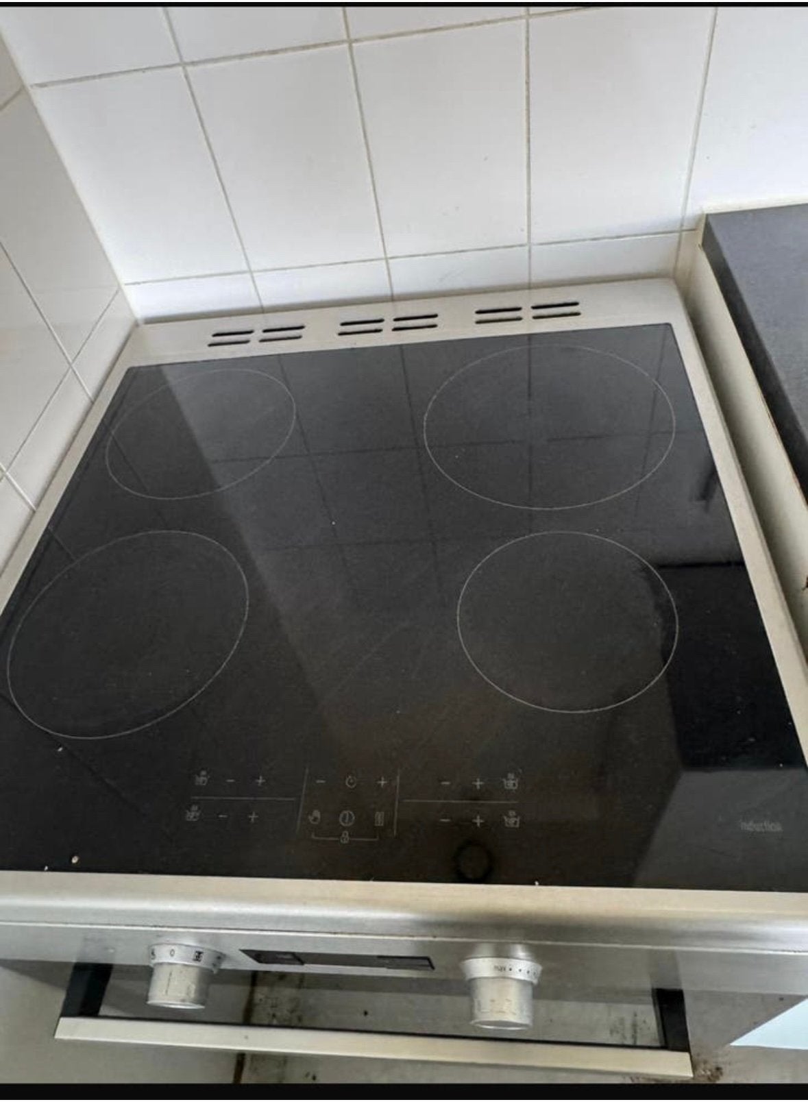 Beko inductie fornuis, Witgoed en Apparatuur, Fornuizen, Grill, Zo goed als nieuw, Inductie, Vrijstaand