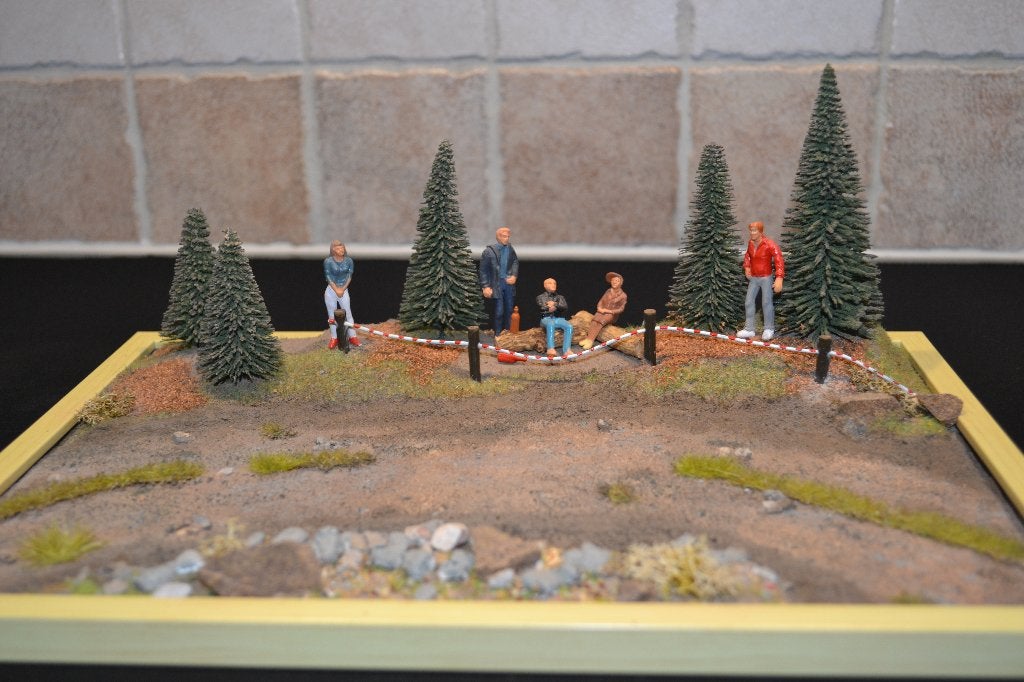 Diorama rally, Ophalen of Verzenden, Nieuw, 1:35 tot 1:50, Diorama