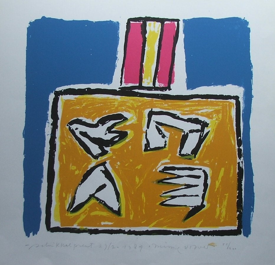 Kleuren zeefdruk, Ophalen of Verzenden