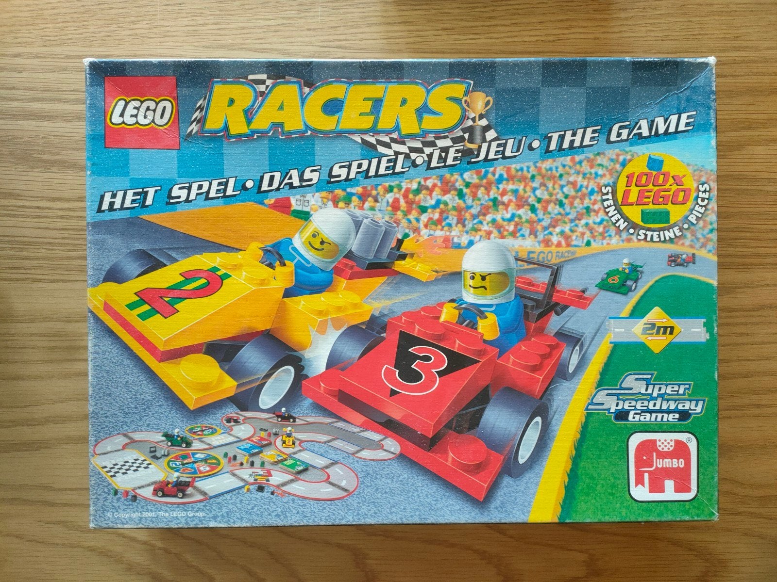Lego Racers Super Speedway Game - Bordspel, Ophalen of Verzenden, Gebruikt