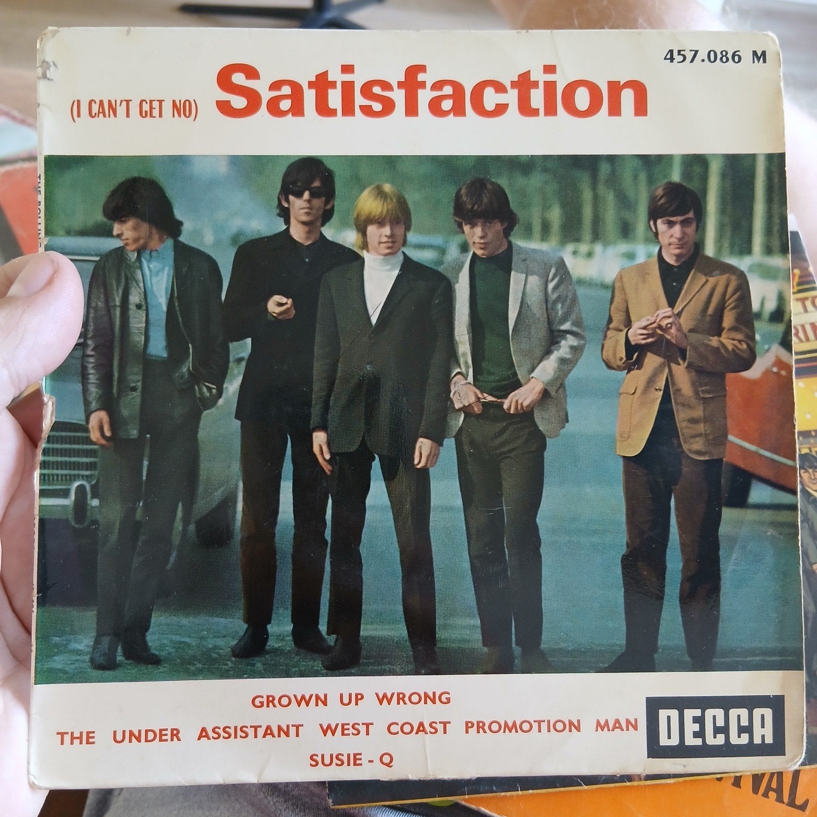 The Rolling Stones - (I Can't Get No) Satisfaction EP (1965), Gebruikt, Originele persing, 7 inch, Ophalen of Verzenden