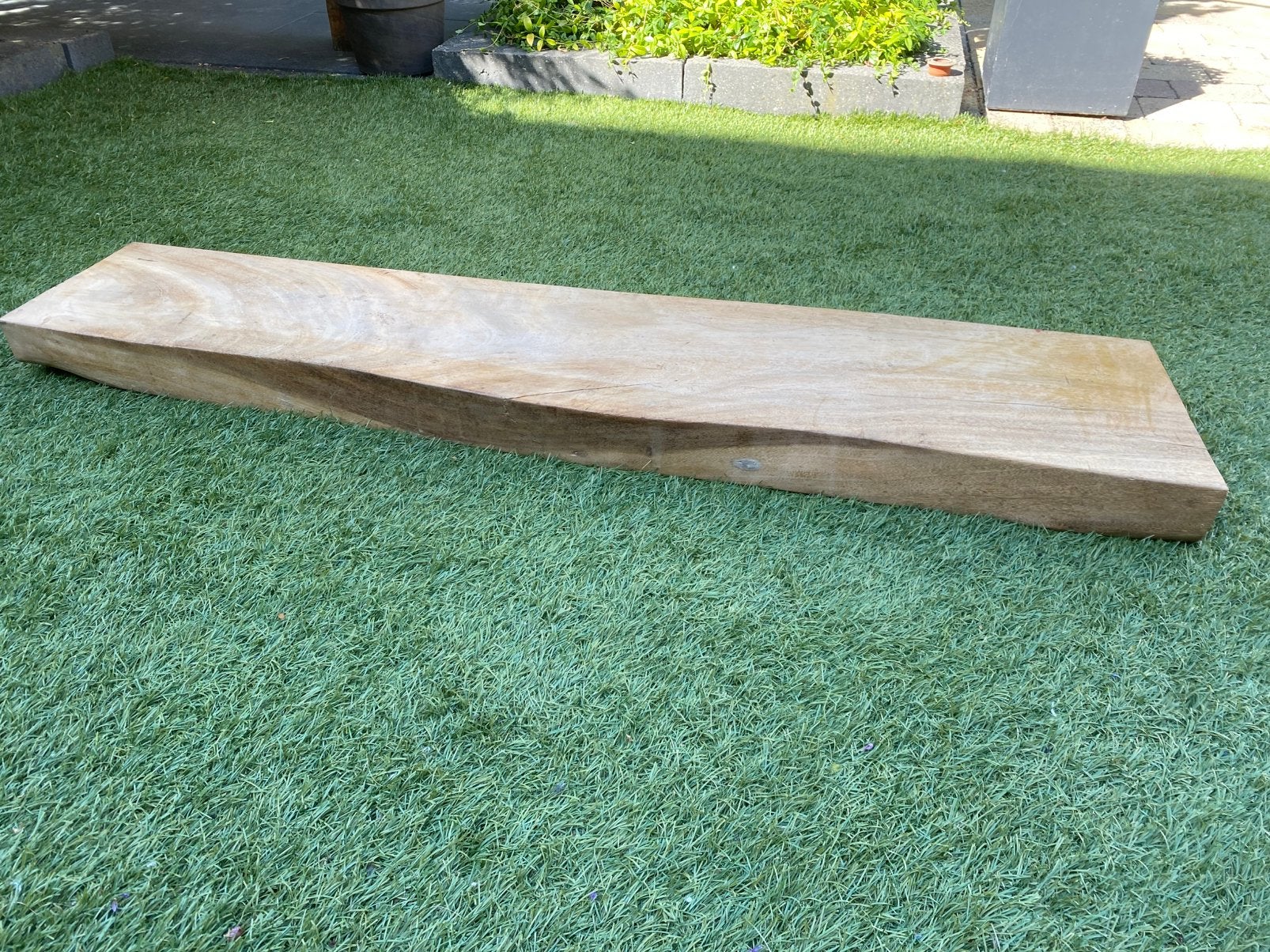 Teakhouten plank, Ophalen, Minder dan 25 mm, Zo goed als nieuw, Plank