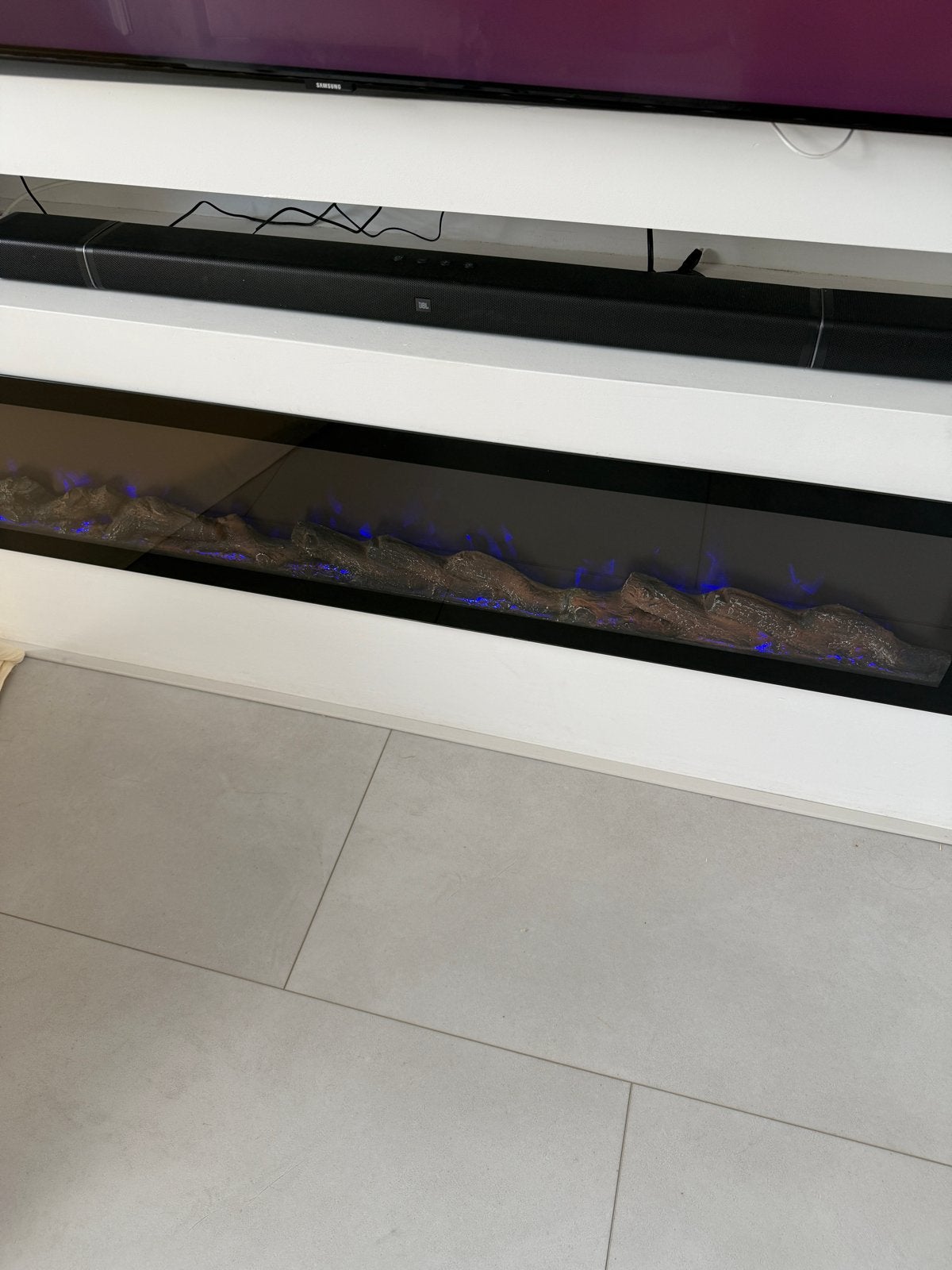 Elektrische Inbouw Sfeerhaard 152 cm met Vlamme, Ophalen of Verzenden, Nieuw