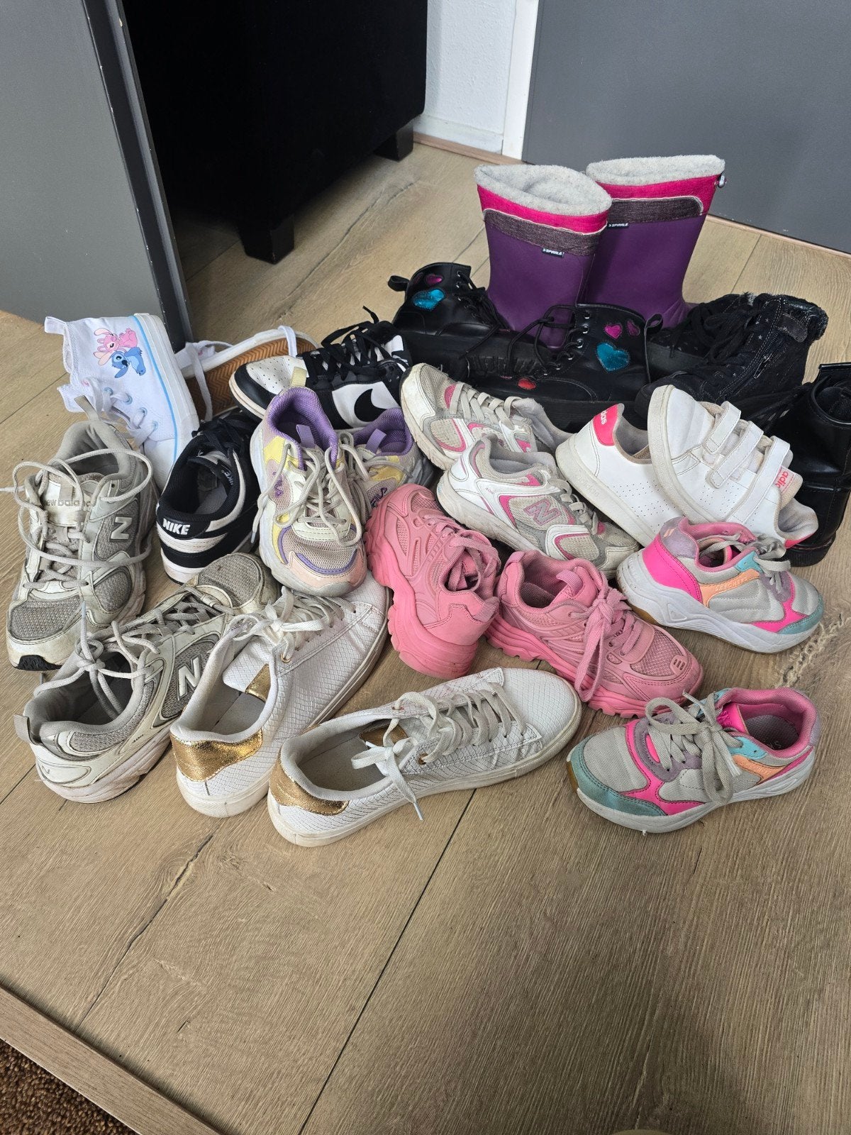 partij kinderschoenen diverse maten 28 29 30, Ophalen, Gebruikt, Meisje, Laarzen
