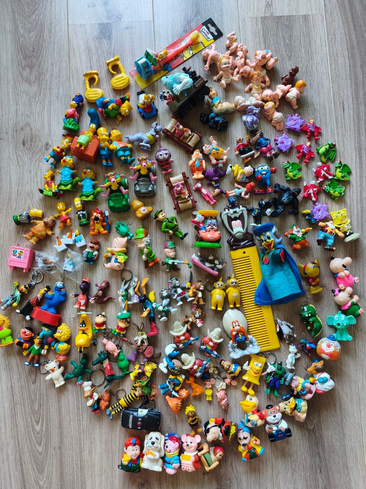 Vintage Pvc Figuurtjes Poppetjes Speelgoed BIEDEN, Ophalen of Verzenden, Gebruikt