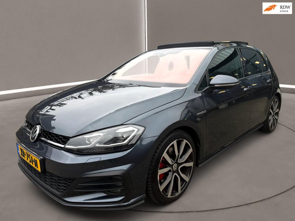 Volkswagen Golf 2.0 TDI GTD 184 Pk Automaat Airco Navi Xenon, Gebruikt, Euro 6, Blauw, Bedrijf