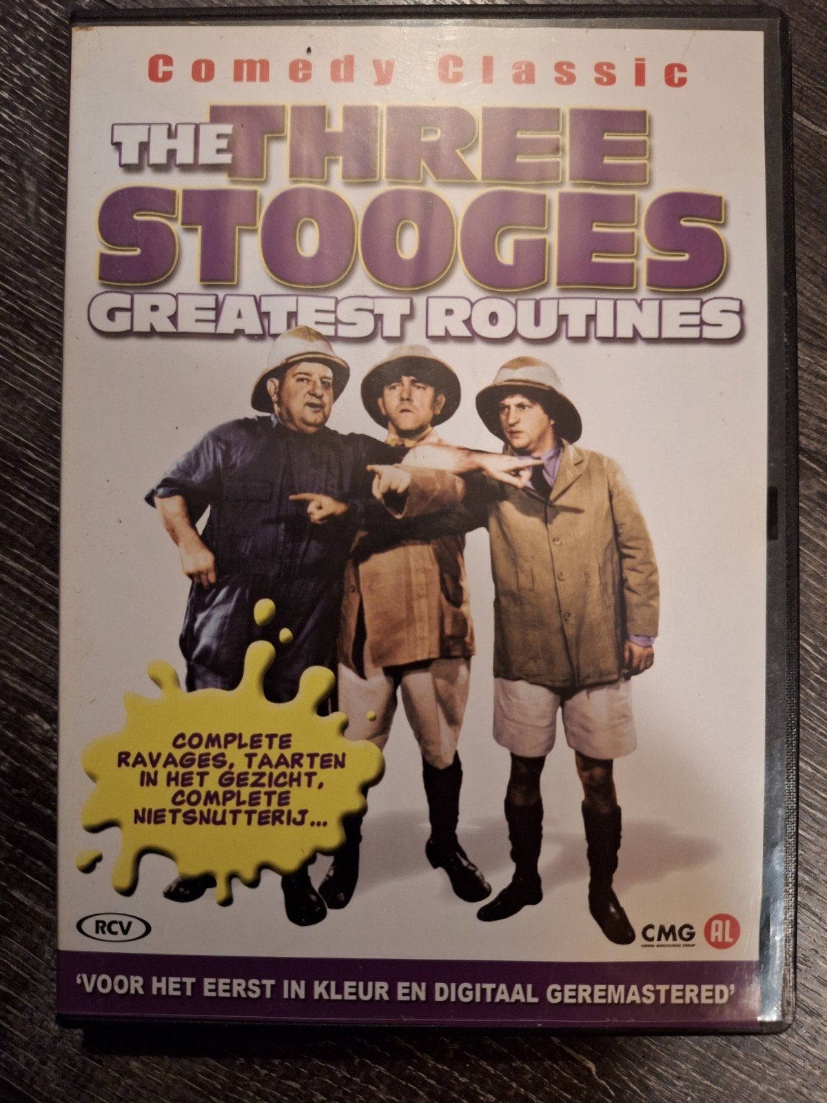 The Three Stooges: Greatest Routines DVD - Comedy Classic, Alle leeftijden, Ophalen of Verzenden, Gebruikt, Actiekomedie