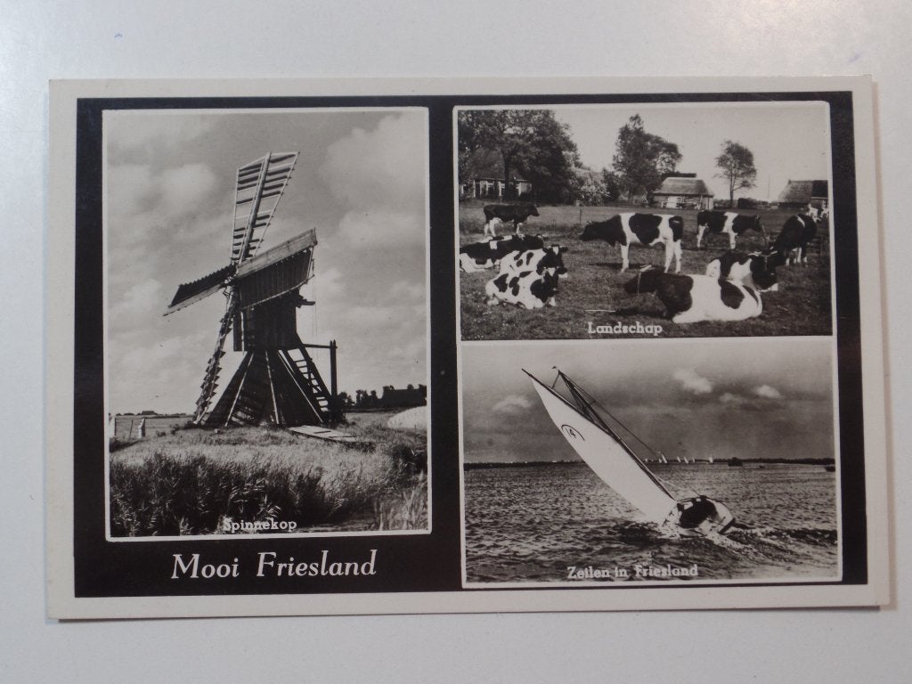 Mooi Friesland, Ophalen of Verzenden, 1940 tot 1960, Gelopen, Friesland