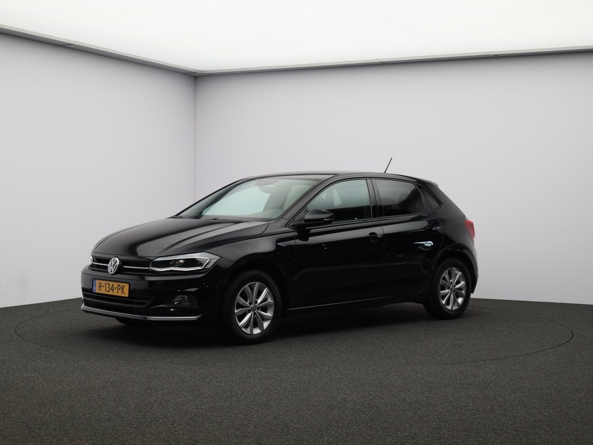 Volkswagen Polo 1.0 TSI 95PK 5D Bluemotion 7-DSG 2018 Zwart, Auto's, Zwart, 95 pk, Particulier, Geïmporteerd