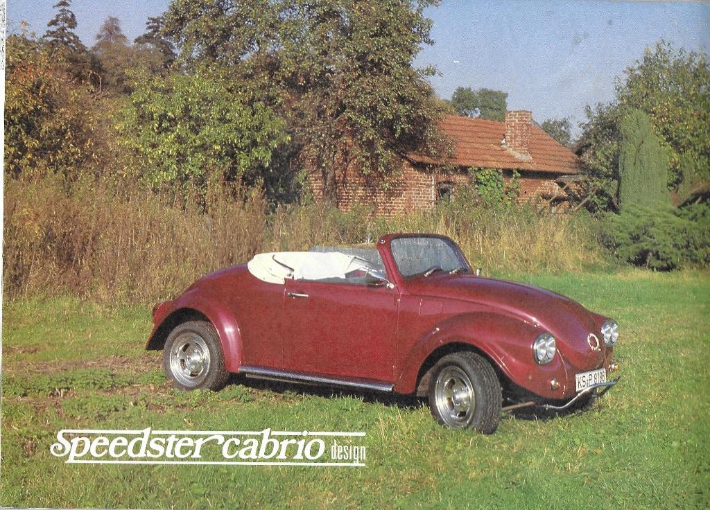 VW Speedster Cabrio design Kever Buggy zelfbouw (VW05), Ophalen of Verzenden, Zo goed als nieuw, Volkswagen