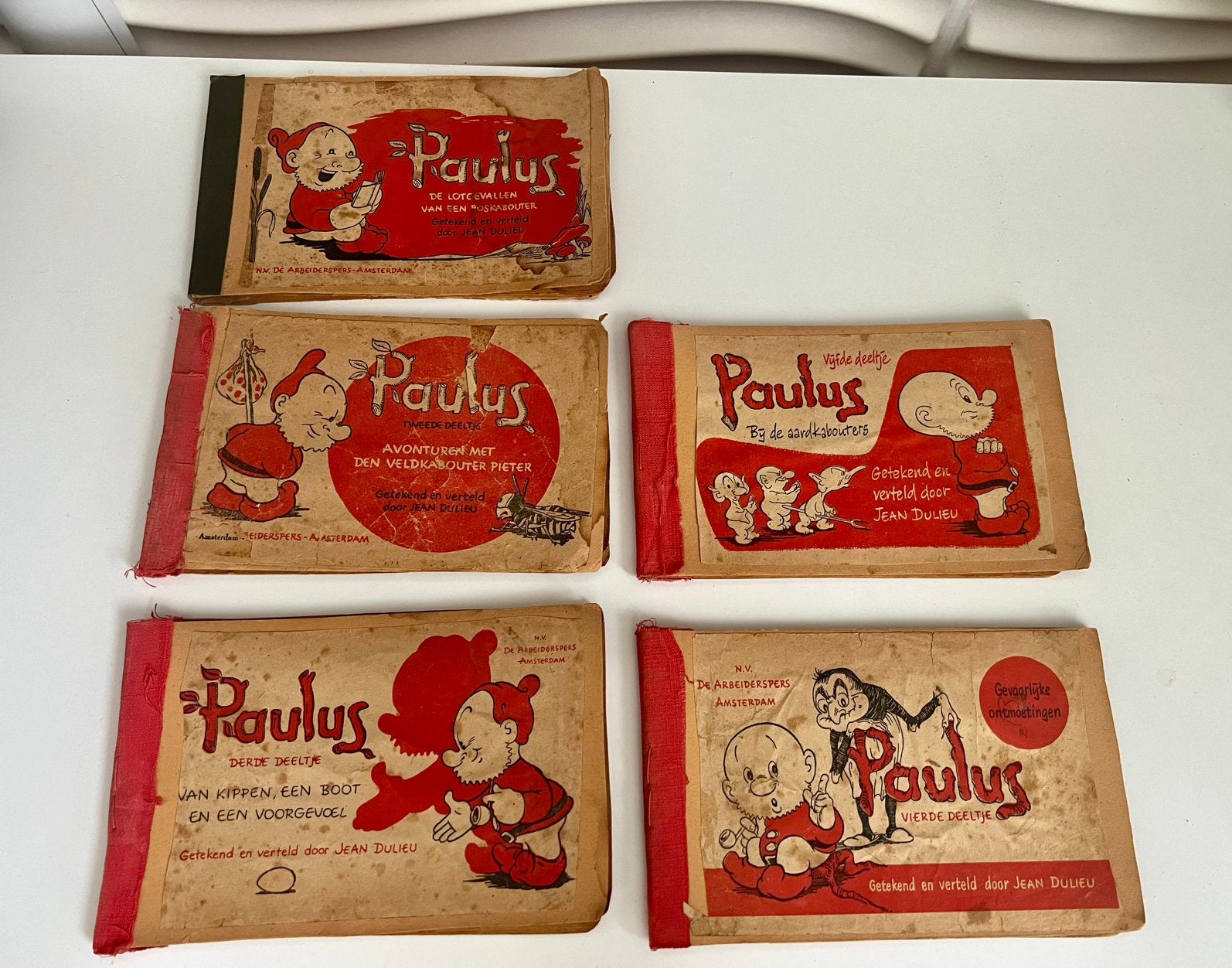 paulus de boskabouter strips jaren 40/50, Ophalen of Verzenden
